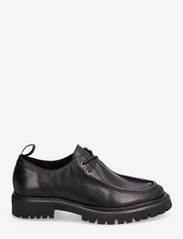Les Deux - Tatum Leather Moc Toe Shoe - Ørkenstøvler - black - 1