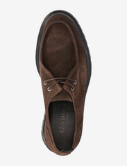 Les Deux - Tatum Suede Moc Toe Shoe - desert boots - dark brown - 3