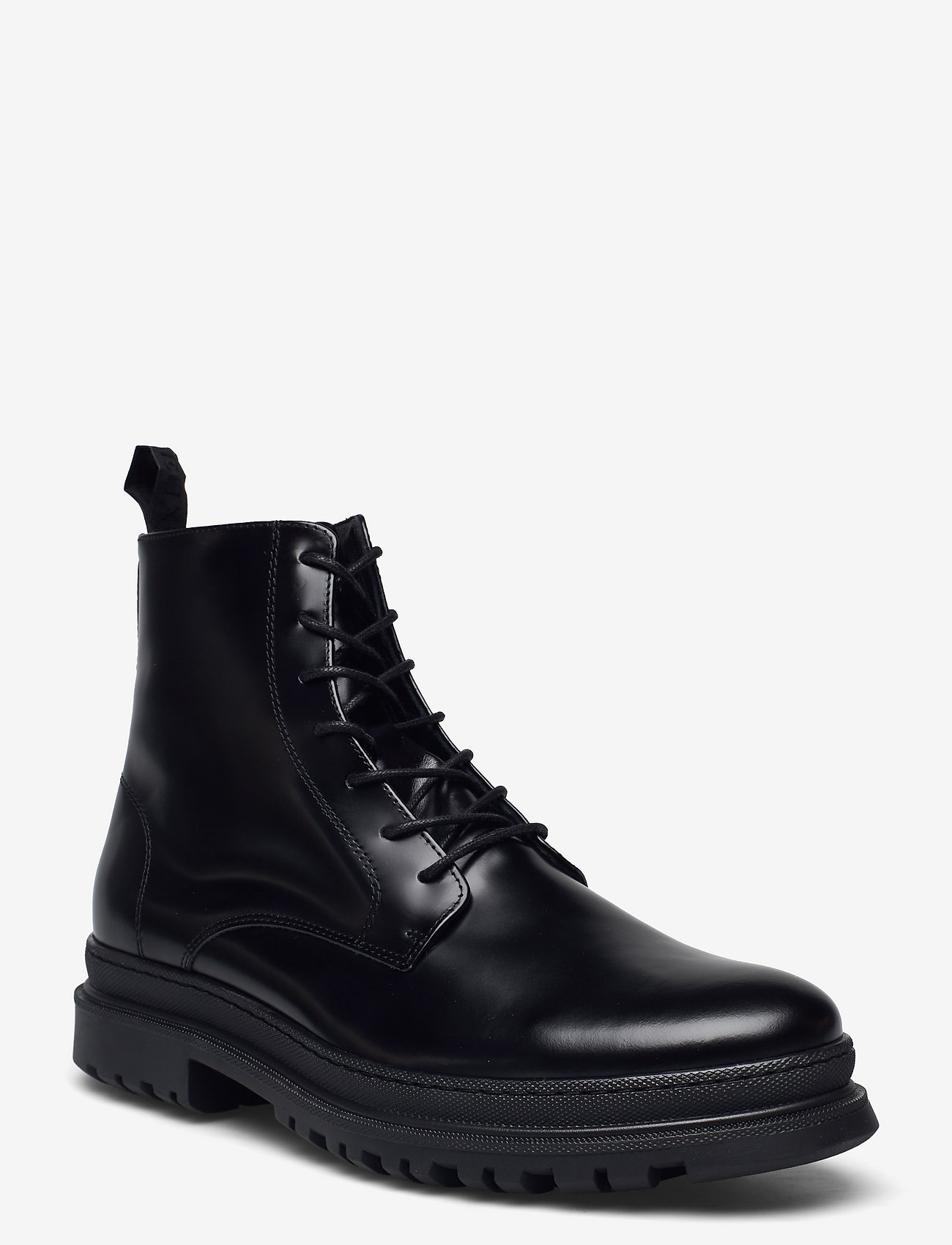 Tyler Lace Up Boot - BLACK