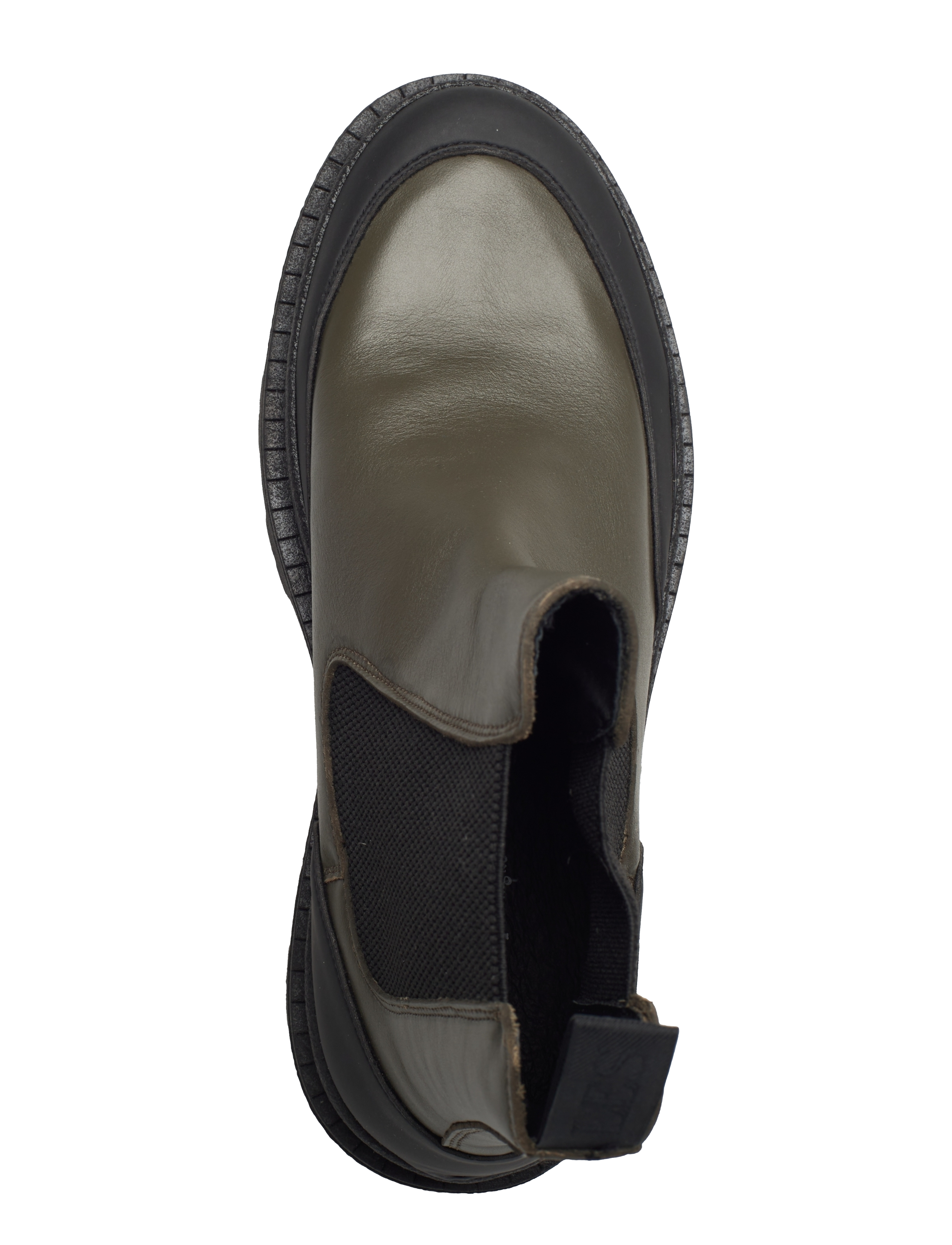 Les Deux - Tanner Leather Chealsea Boot - olive night/black - 3