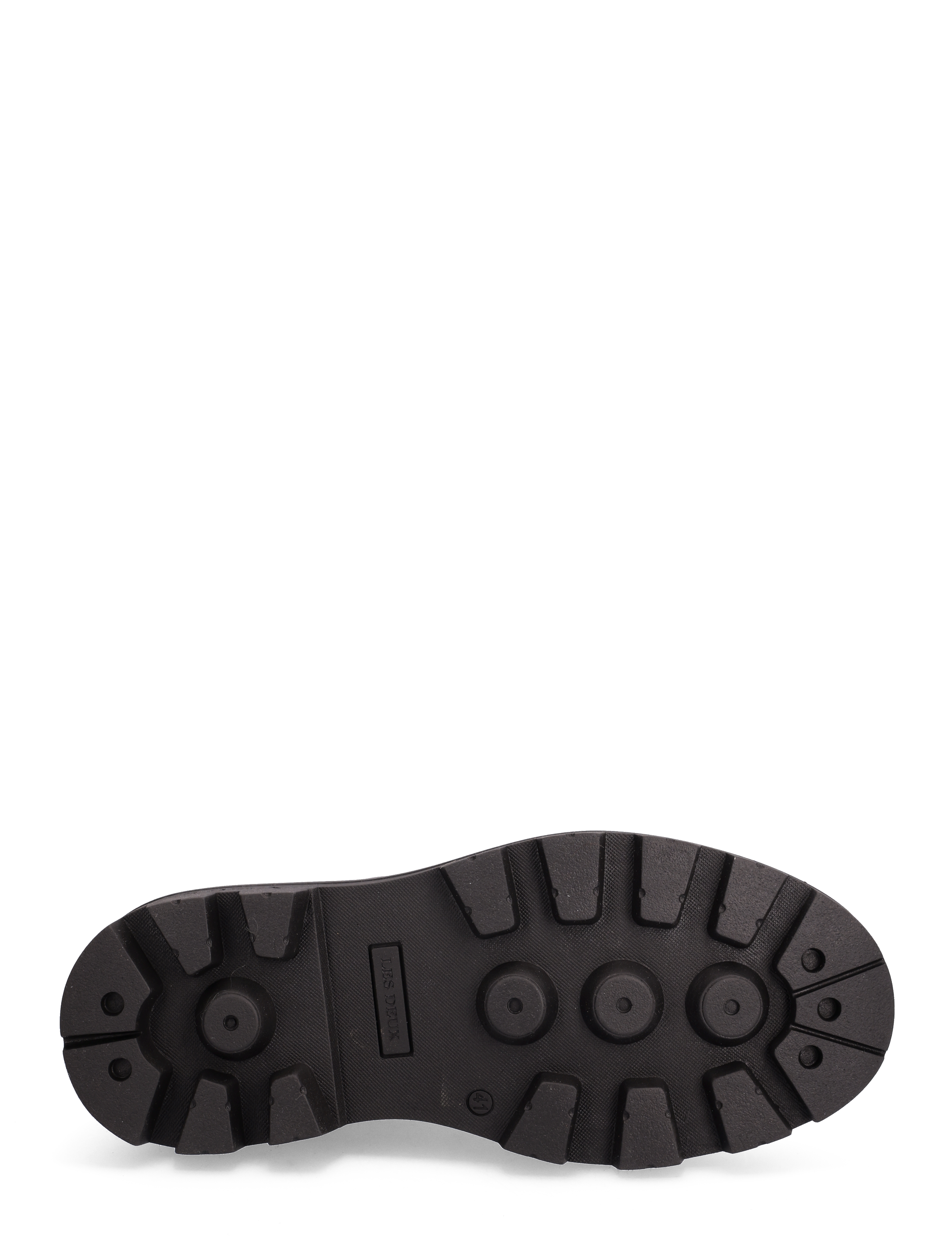 Les Deux - Tanner Mid-Top Leather Sneaker - olive night/black - 4