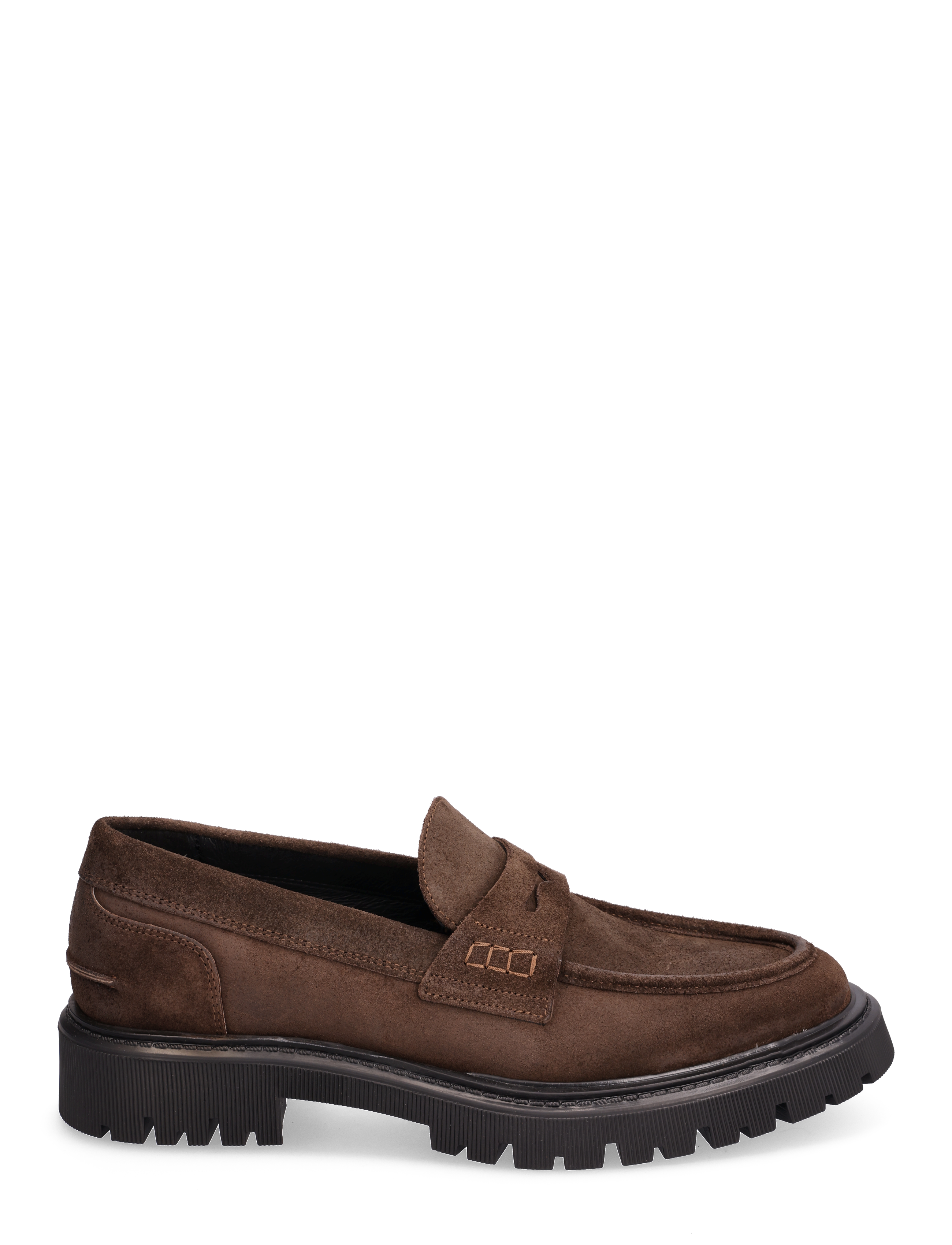 Les Deux - Tatum Suede Loafer - dark brown - 1