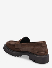 Les Deux - Tatum Suede Loafer - spring shoes - dark brown - 2
