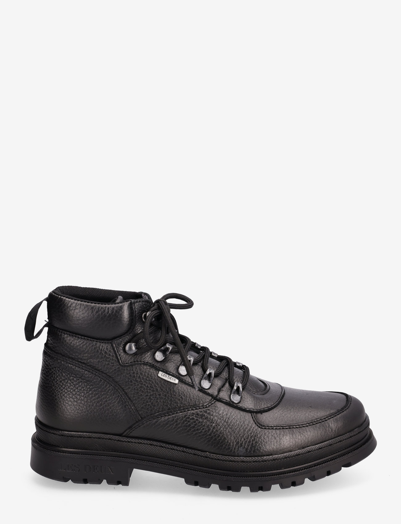 Les Deux - Tyler Mid Leather Desert Boot - lace ups - black - 1