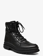 Les Deux - Tyler Leather Desert Boot - kängor med snörning - black - 0