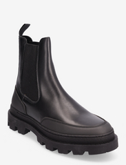 Tanner Leather Chelsea Boot - BLACK