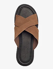 Les Deux - Larry Suede Sandal - sandals - brown cub - 3