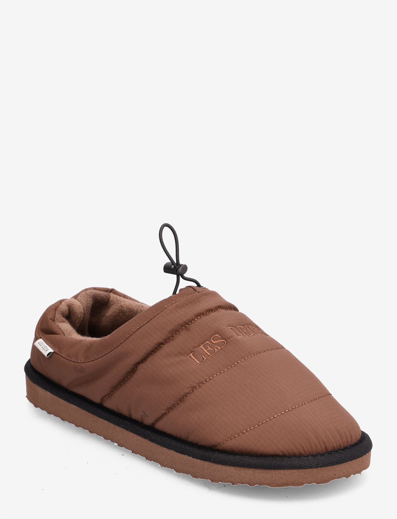 Les Deux - Trey Ripstop Slipper - ebony brown - 0