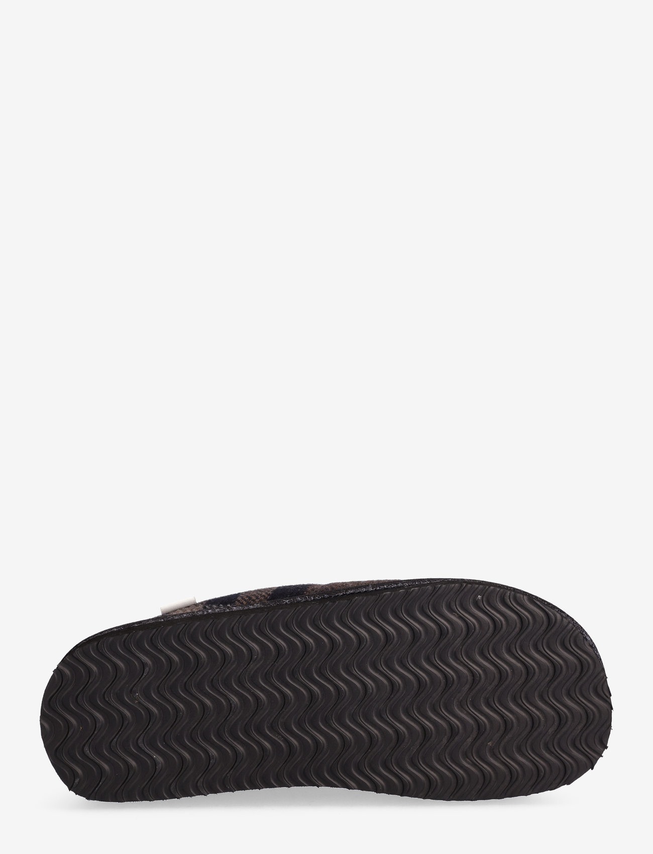 Les Deux - Trey Wool Check Slipper - coffee brown/dark grey - 4