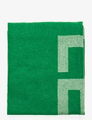 Les Deux - Les Deux Logo Wool Scarf - sports green/ivory - 1