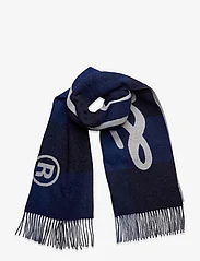 Les Deux - Les Deux Buffalo Wool Scarf - winter scarves - high blue/dark navy - 0