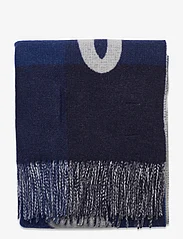 Les Deux - Les Deux Buffalo Wool Scarf - halstørklæder - high blue/dark navy - 1