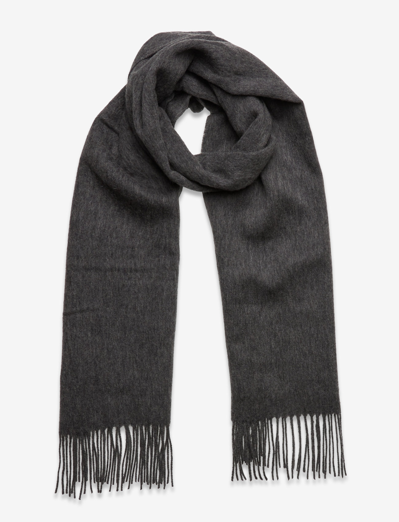 Les Deux - Les Deux Wool Scarf - charcoal melange - 0