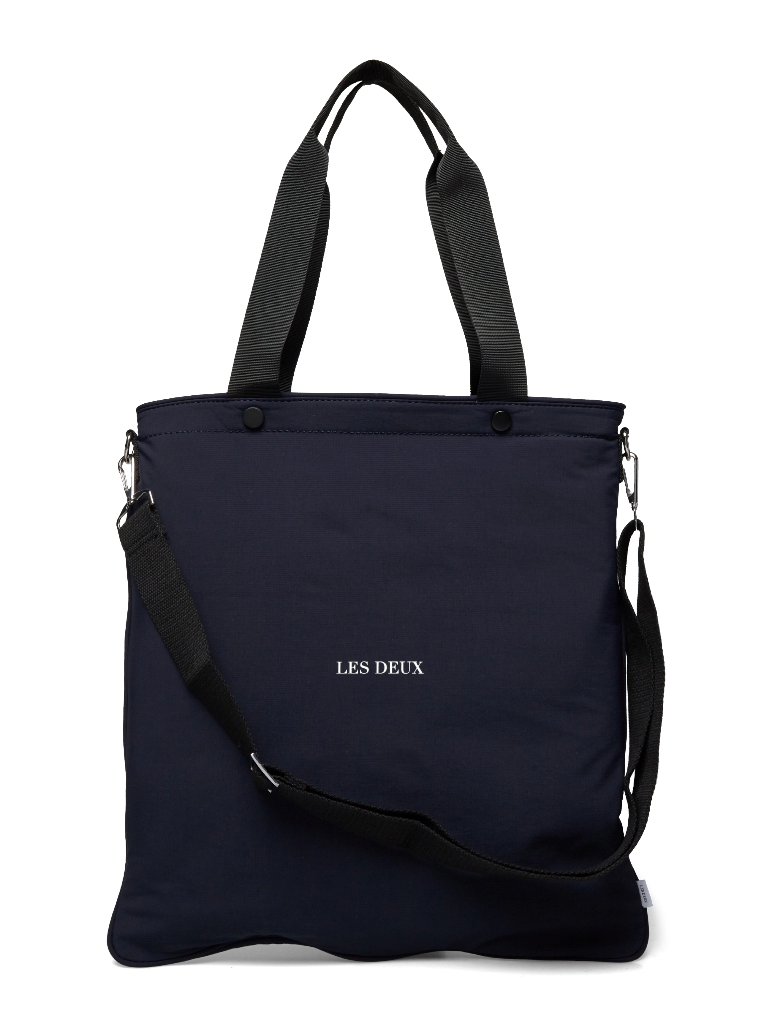 Travis Ripstop Tote Bag - DARK NAVY/WHITE