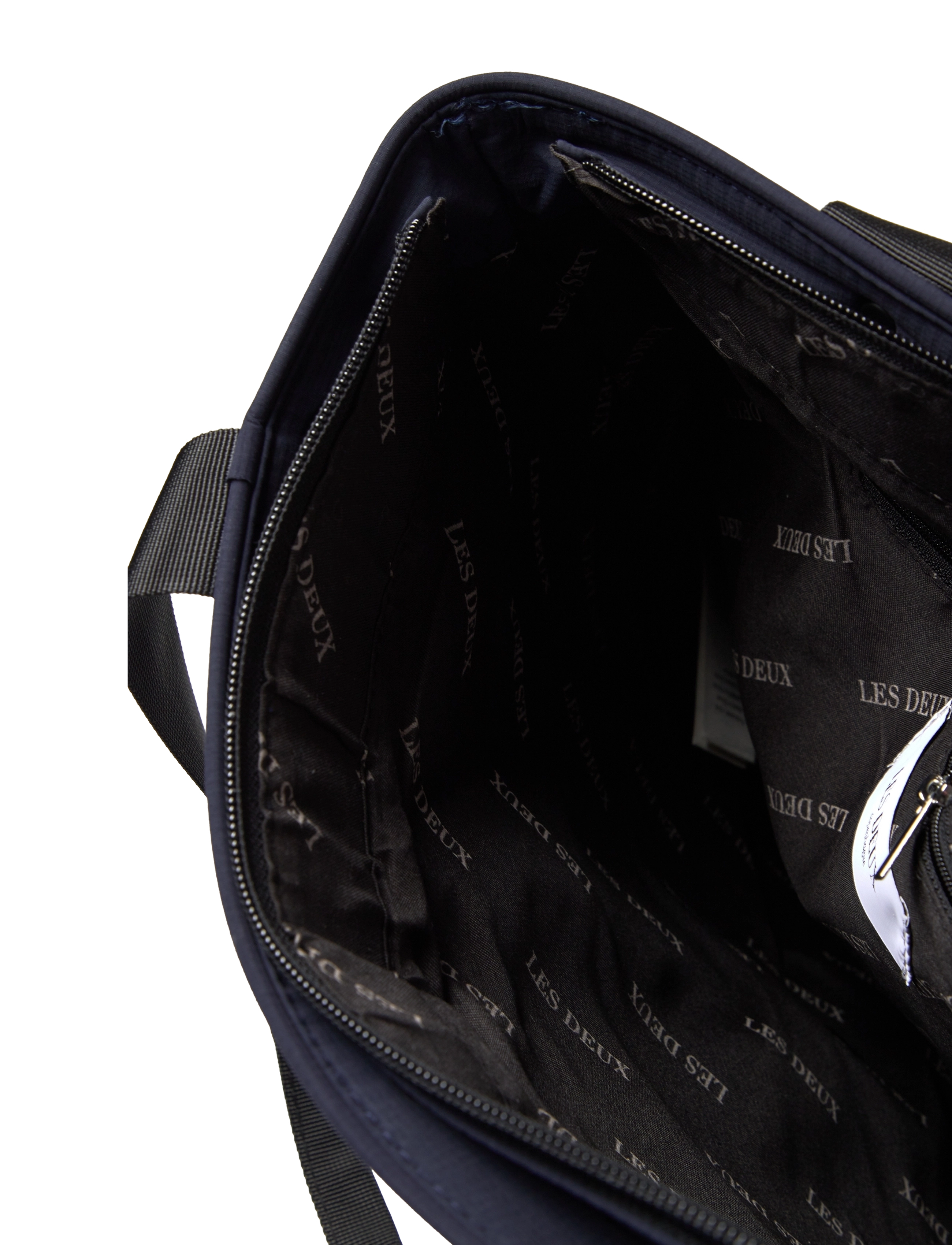 Les Deux - Travis Ripstop Tote Bag - dark navy/white - 3