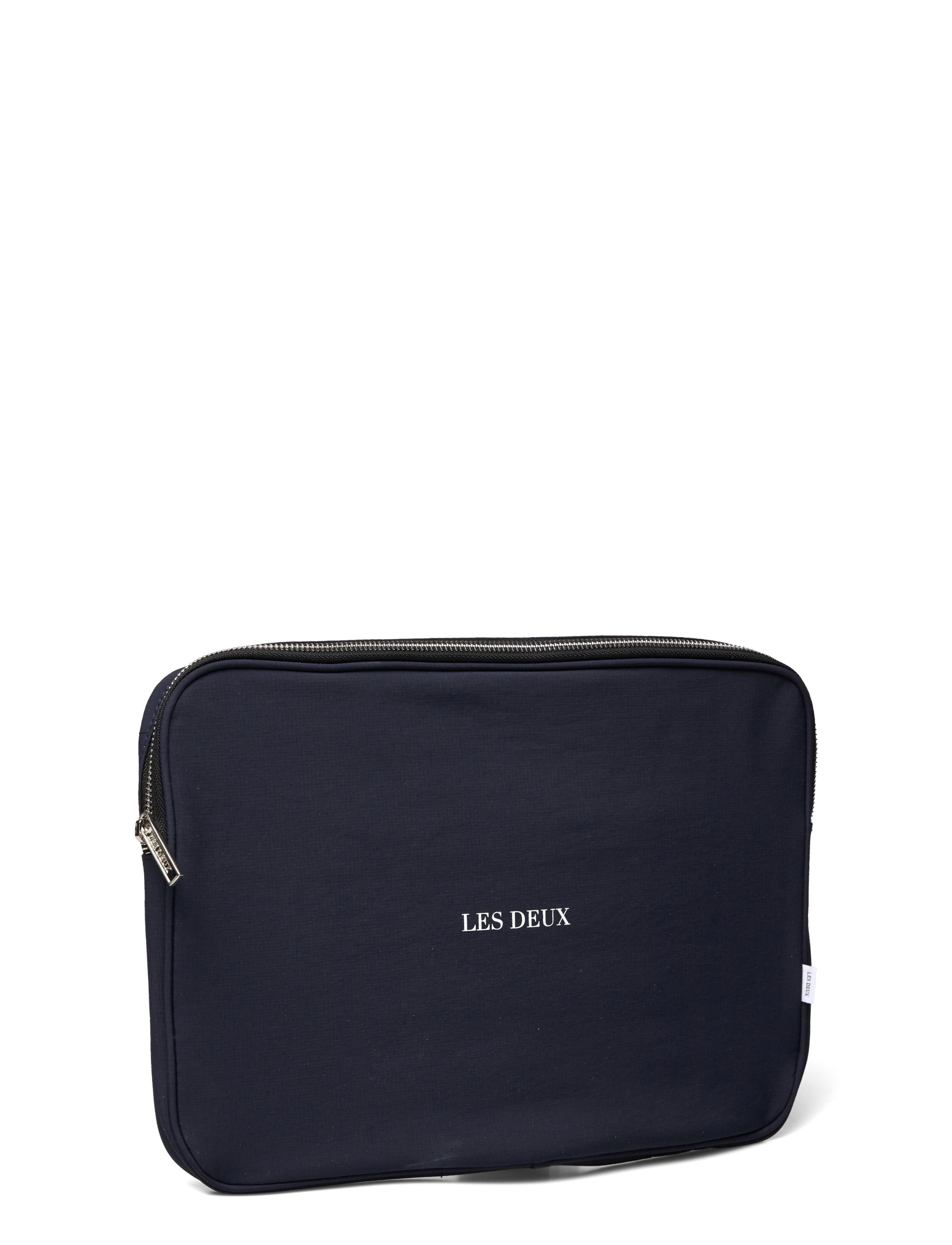 Les Deux - Terrence Ripstop Computer Sleeve - dark navy/white - 2