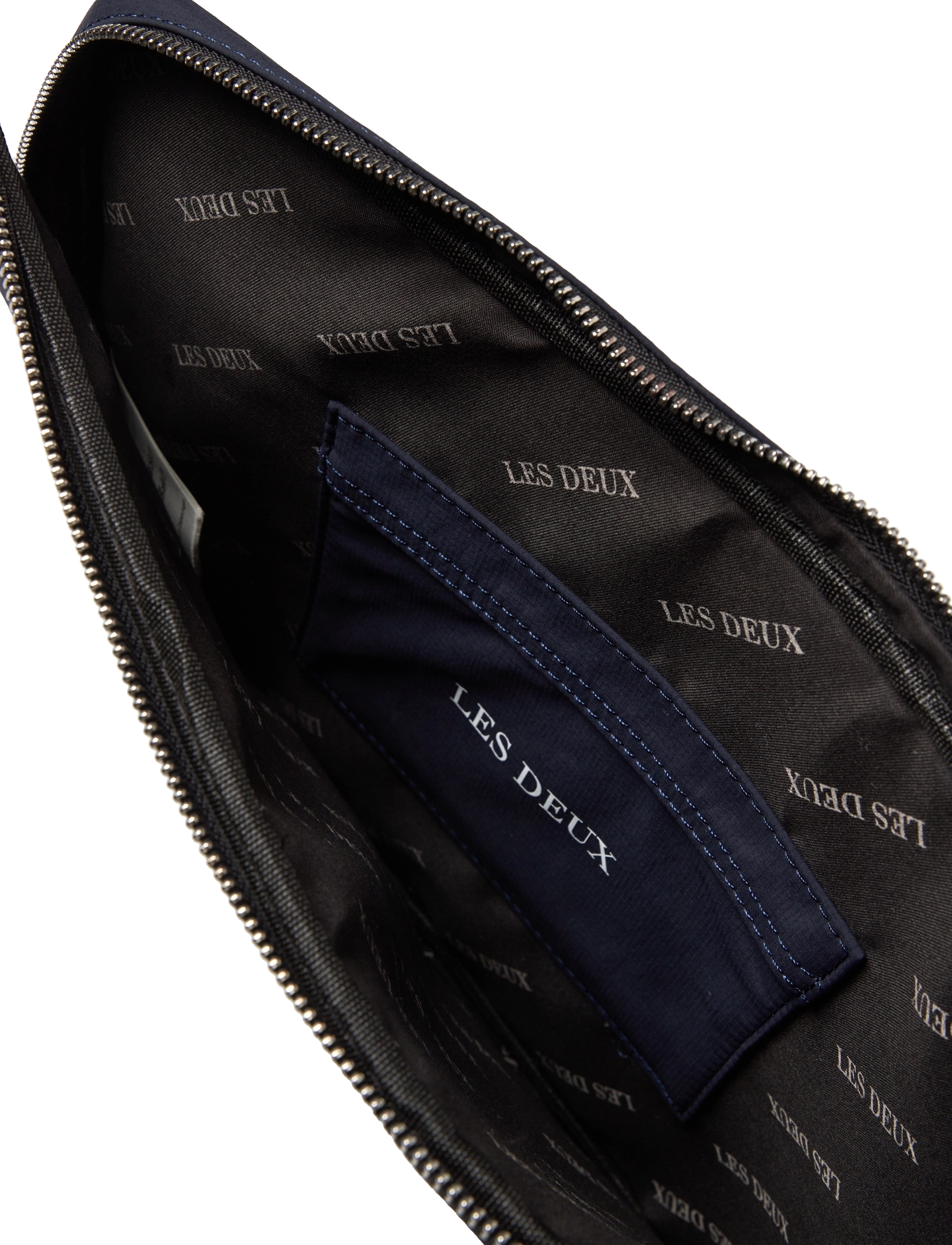 Les Deux - Terrence Ripstop Computer Sleeve - dark navy/white - 3