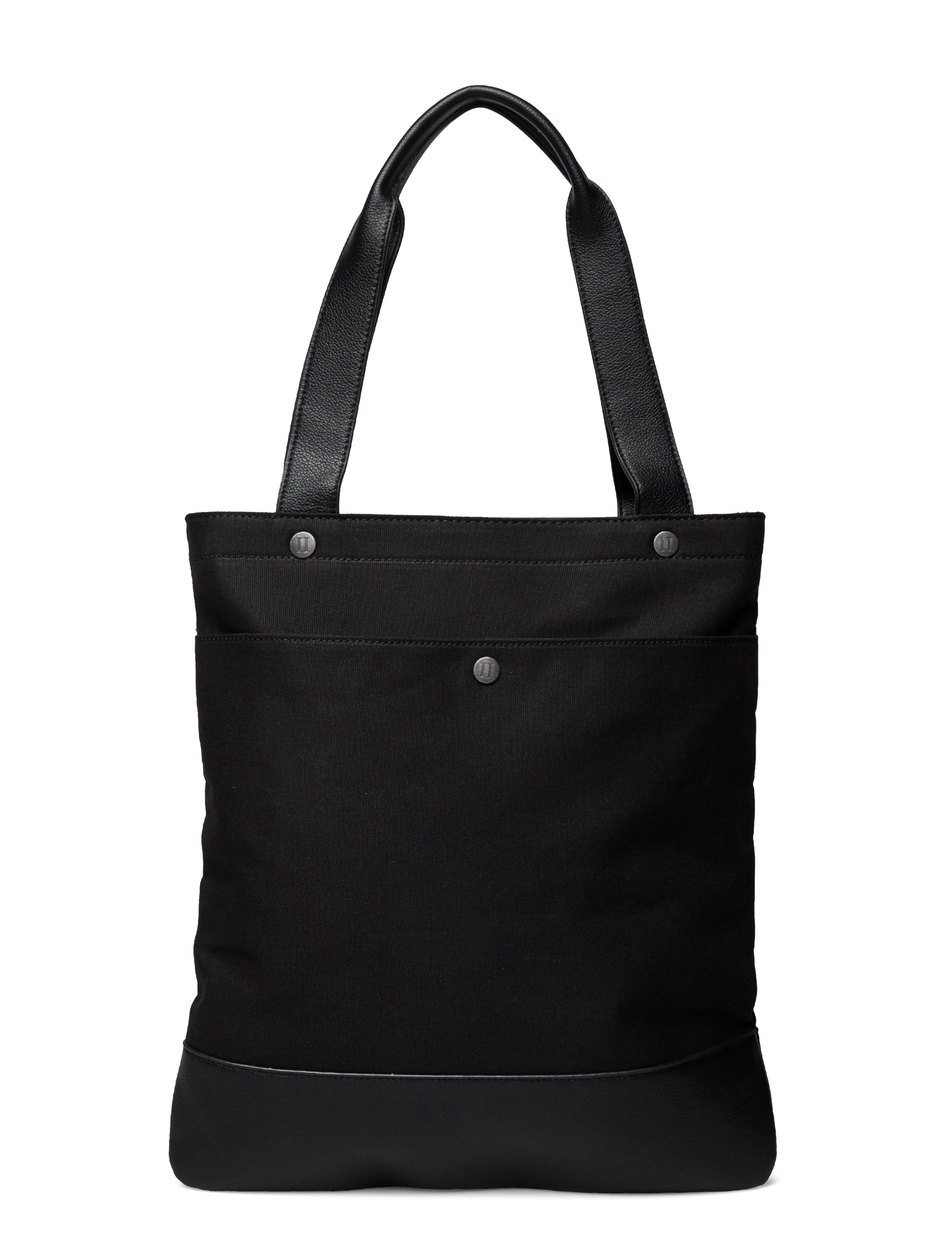 Les Deux - West Canvas Tote Bag - black/black - 1