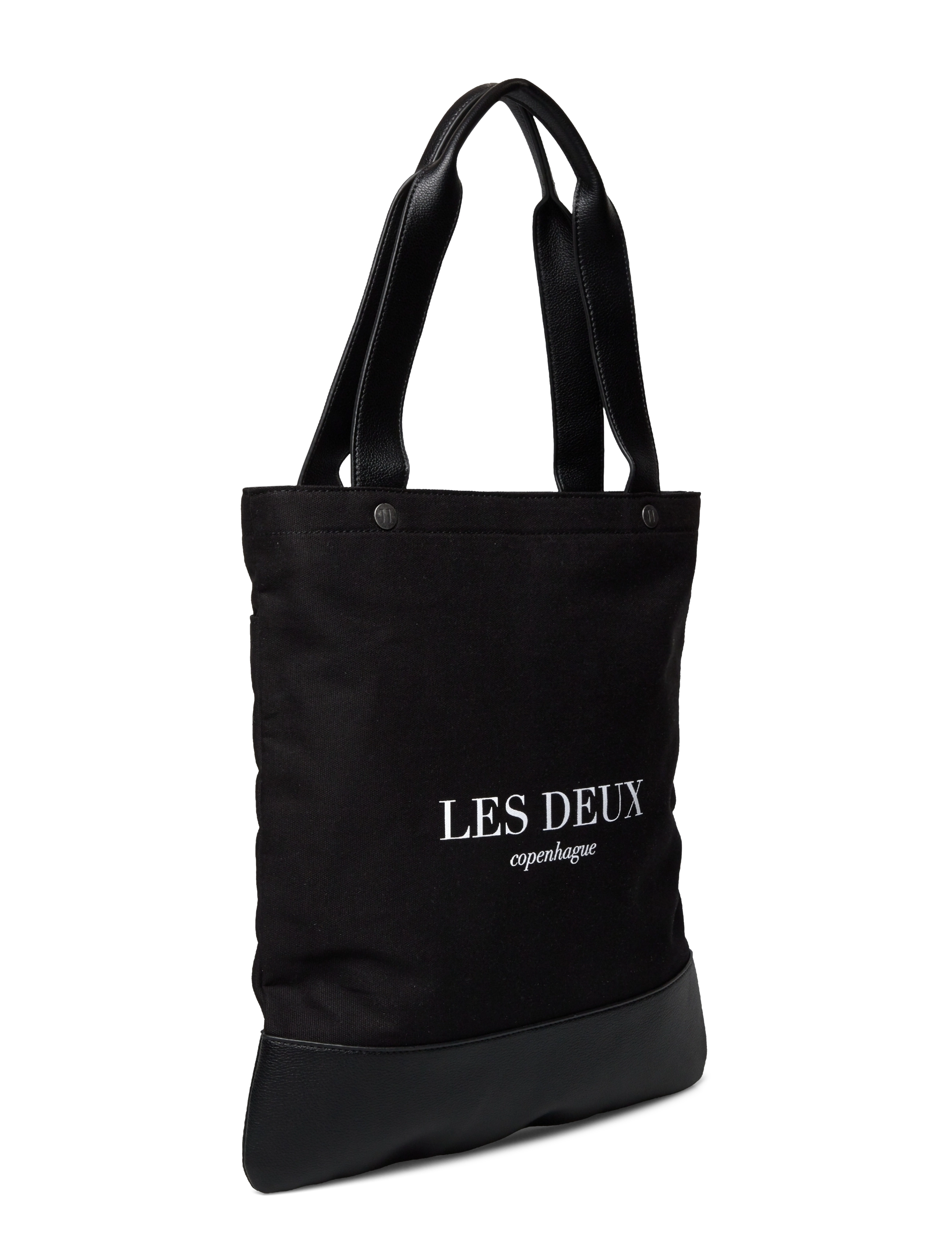Les Deux - West Canvas Tote Bag - black/black - 2