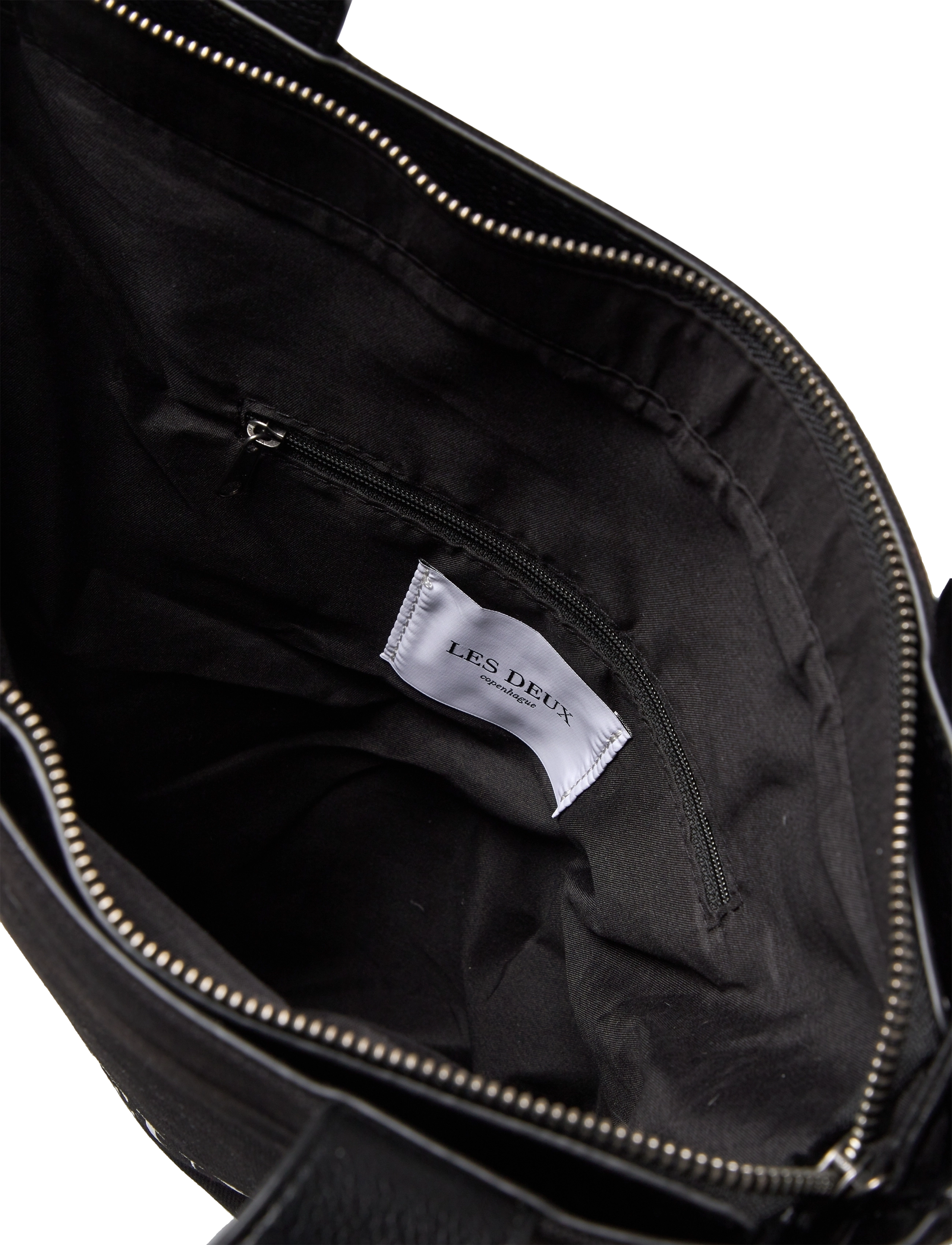 Les Deux - West Canvas Tote Bag - black/black - 3
