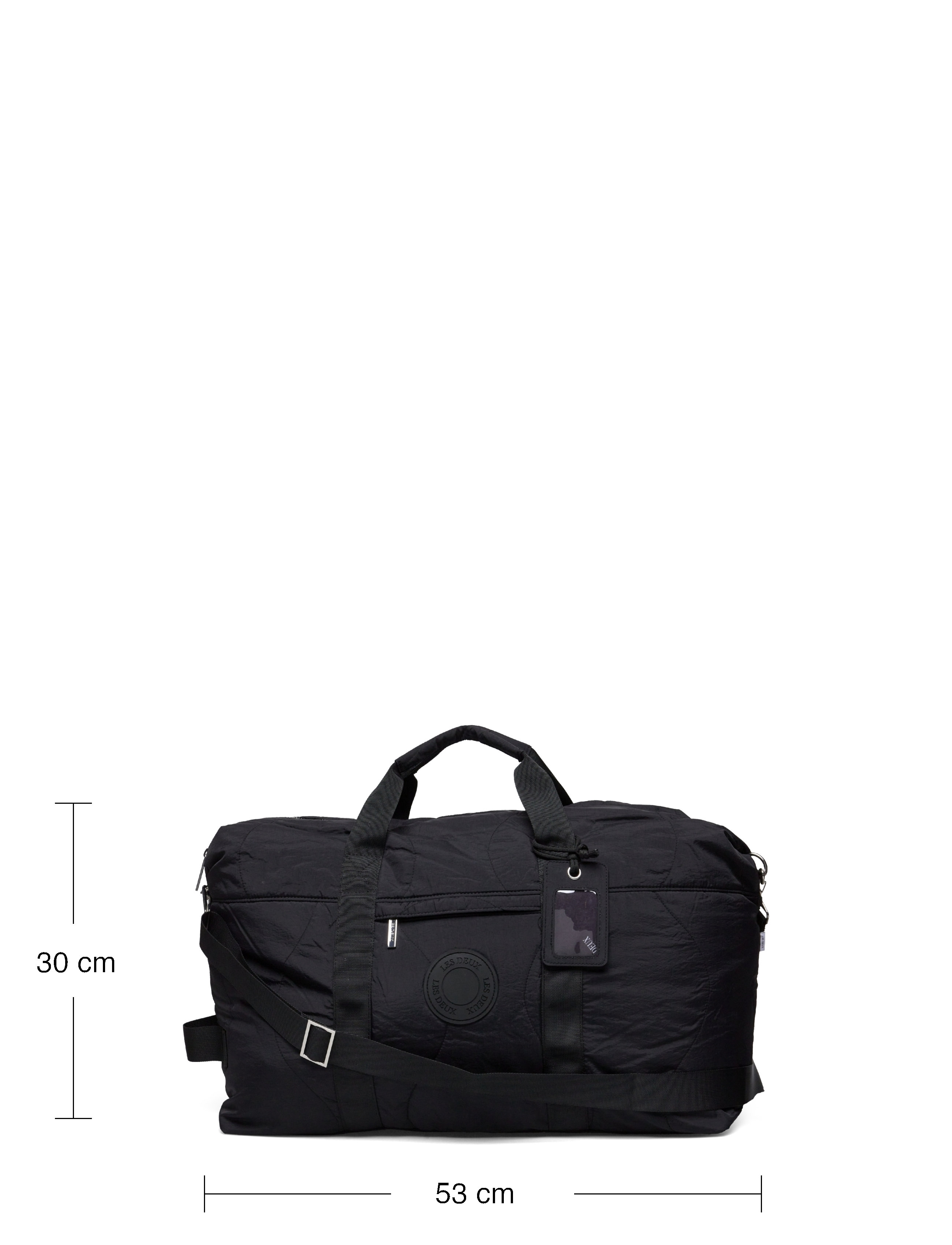 Les Deux - Viggo Quilted Weekend Bag - black - 4