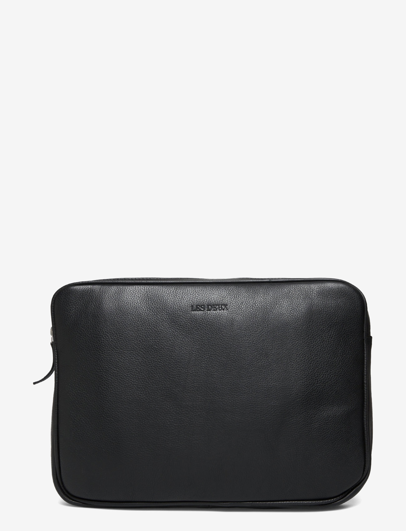 Les Deux - Leather Laptop Sleeve - shop by occasion - black - 2