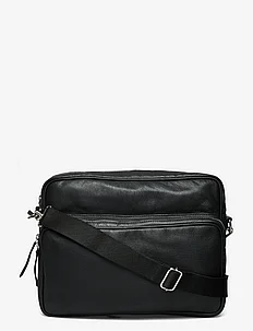 Leather Messenger Bag, Les Deux