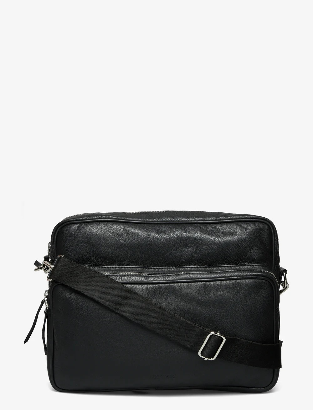 Les Deux - Leather Messenger Bag - shop efter anledning - black - 0