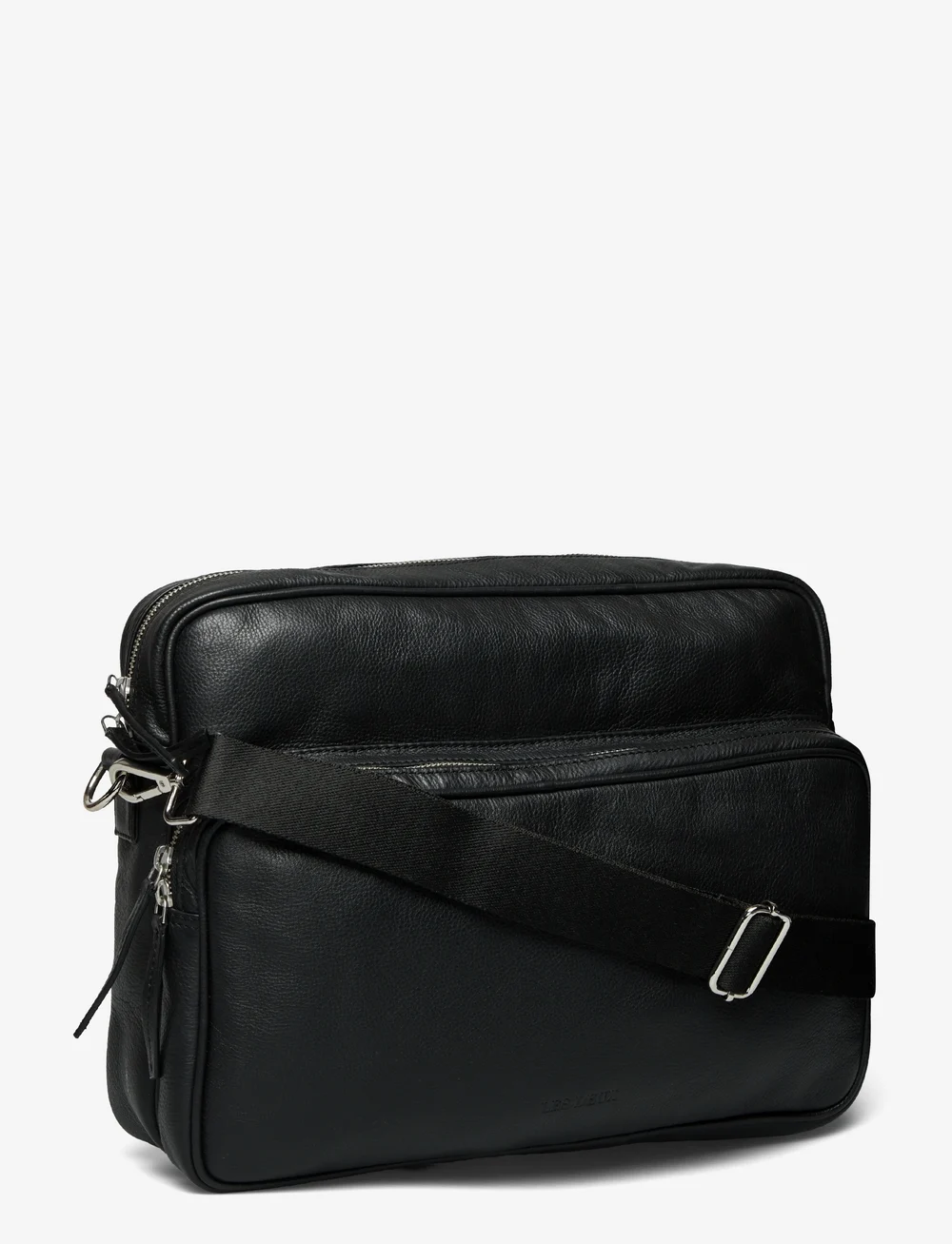 Les Deux - Leather Messenger Bag - shop efter anledning - black - 2
