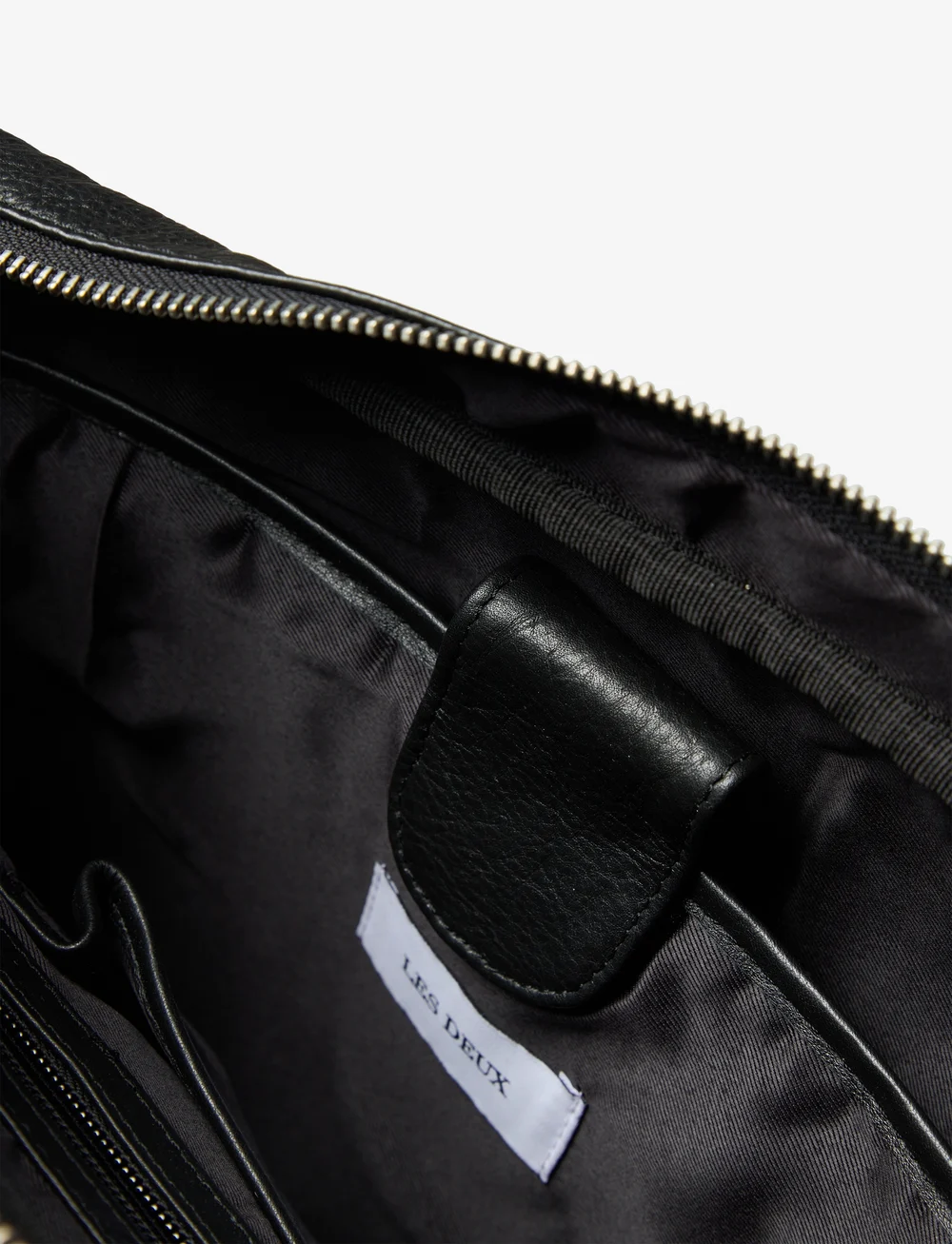 Les Deux - Leather Messenger Bag - shop efter anledning - black - 3