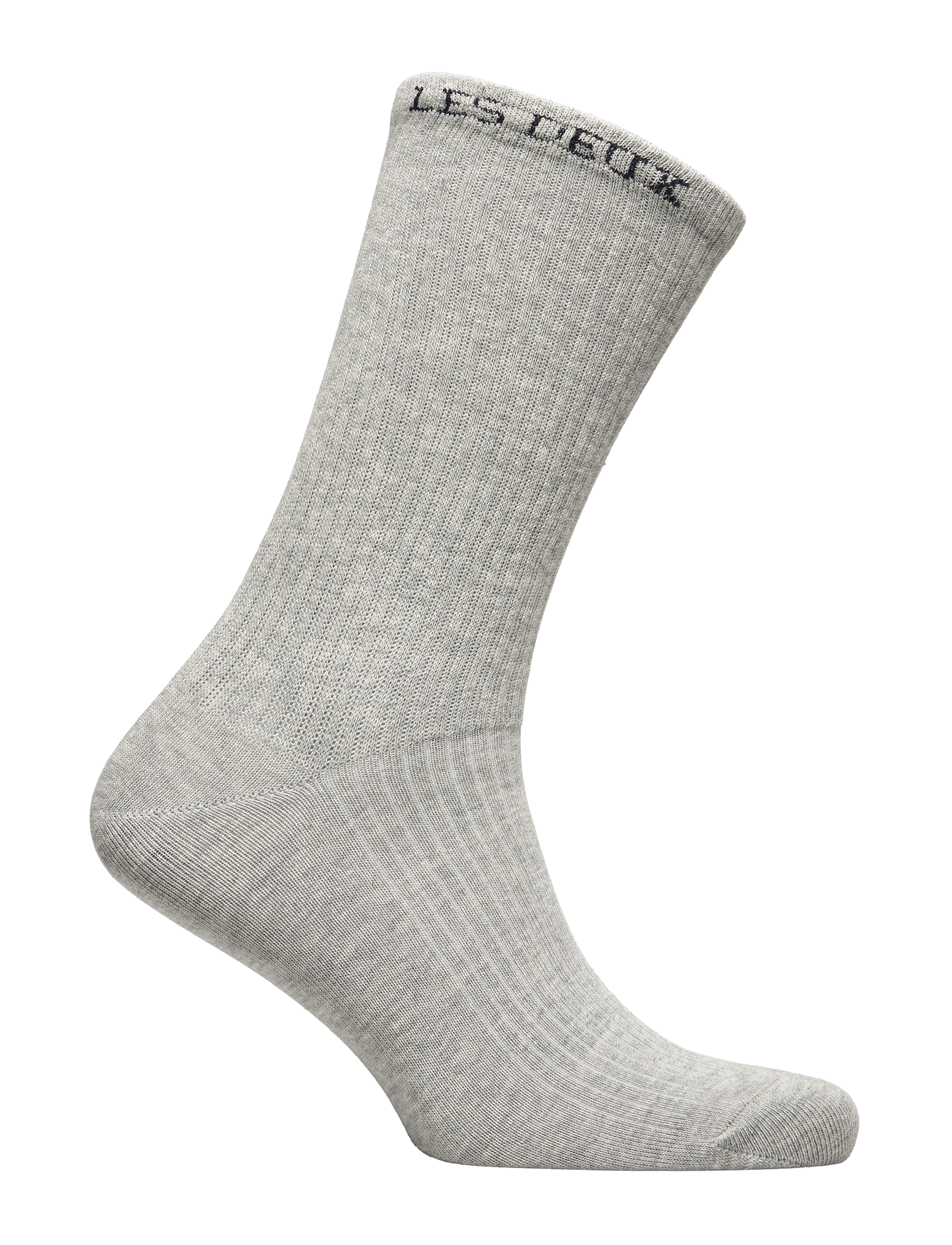 Les Deux - Wilfred Socks - 2-Pack - light grey melange/black - 3