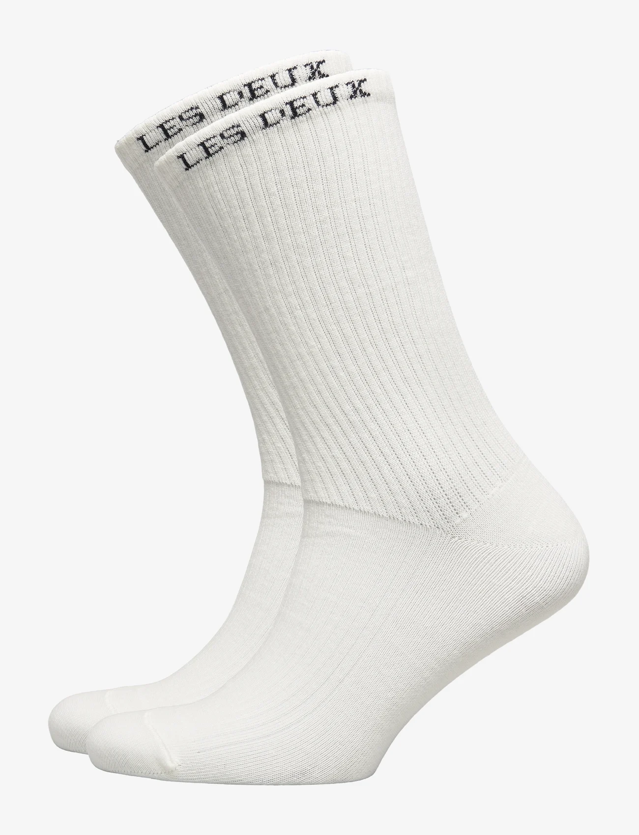 Les Deux - Wilfred Socks - 2-Pack - madalaimad hinnad - off white/black - 0