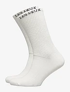 Wilfred Socks - 2-Pack - OFF WHITE/BLACK
