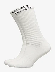Les Deux - Wilfred Socks - 2-Pack - zemākās cenas - off white/black - 0