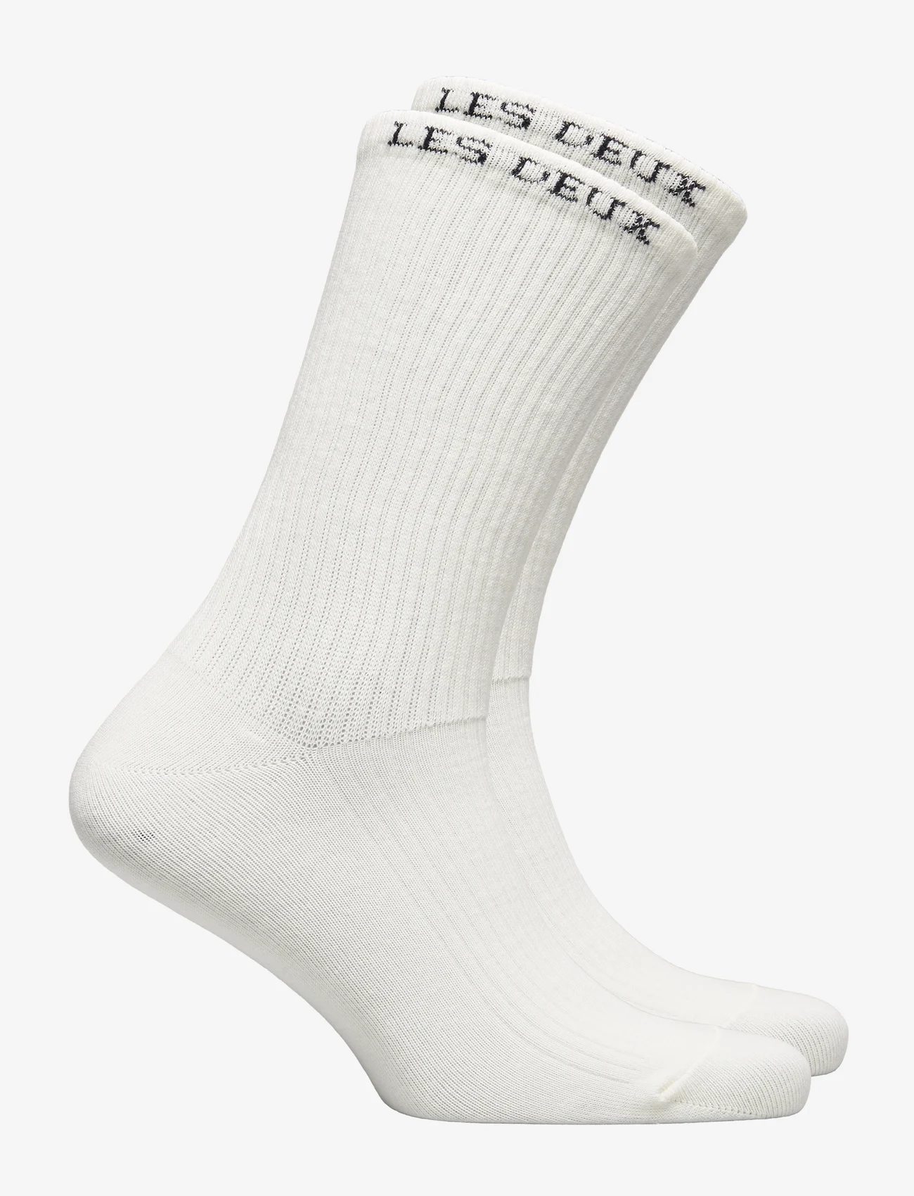 Les Deux - Wilfred Socks - 2-Pack - zemākās cenas - off white/black - 1