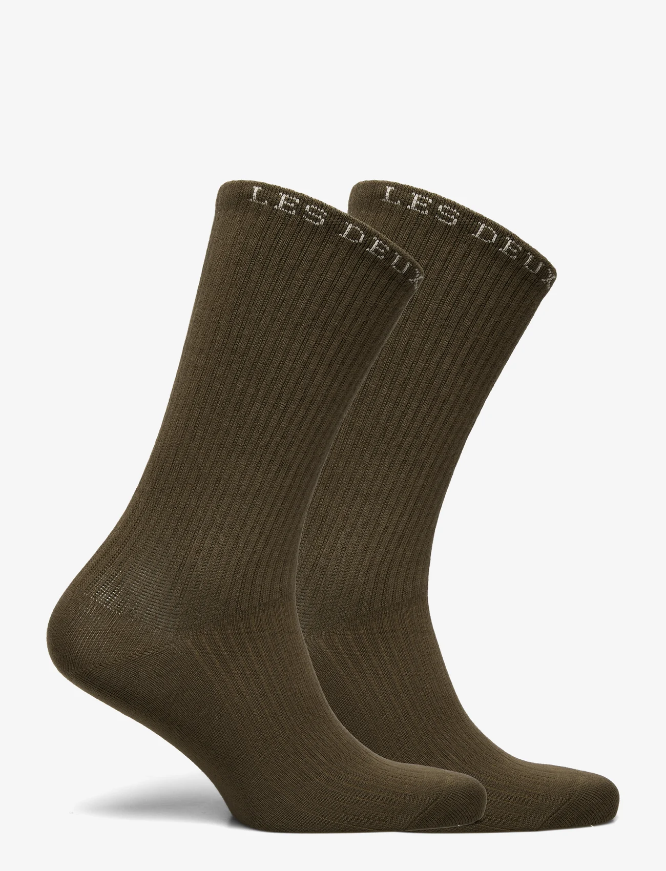 Les Deux - Wilfred Socks - 2-Pack - lowest prices - olive night/ivory - 1