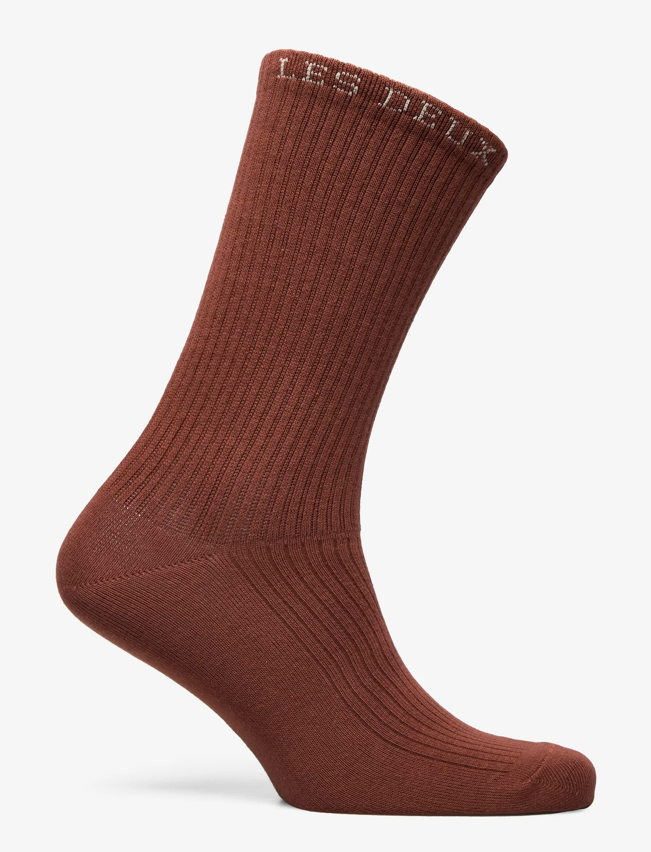 Les Deux - Wilfred Socks - 2-Pack - najniższe ceny - sequoia/ivory - 1