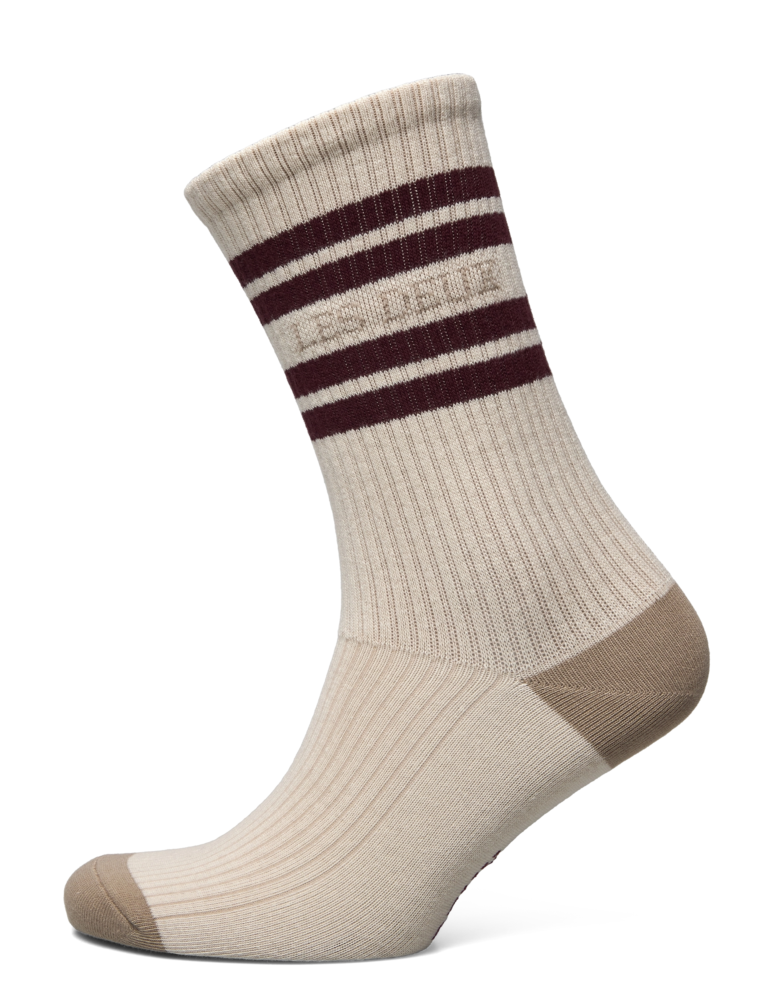 Les Deux - Wilfred Stripe 2-Pack Socks - off white/sassafras-dark sand - 2