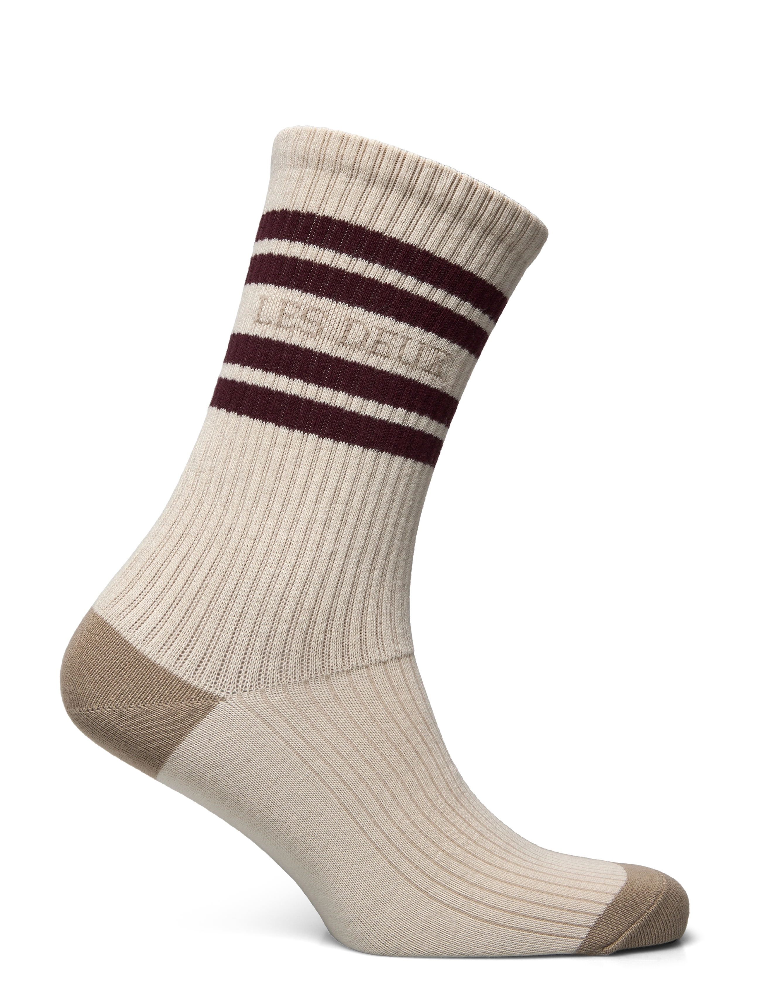 Les Deux - Wilfred Stripe 2-Pack Socks - off white/sassafras-dark sand - 3