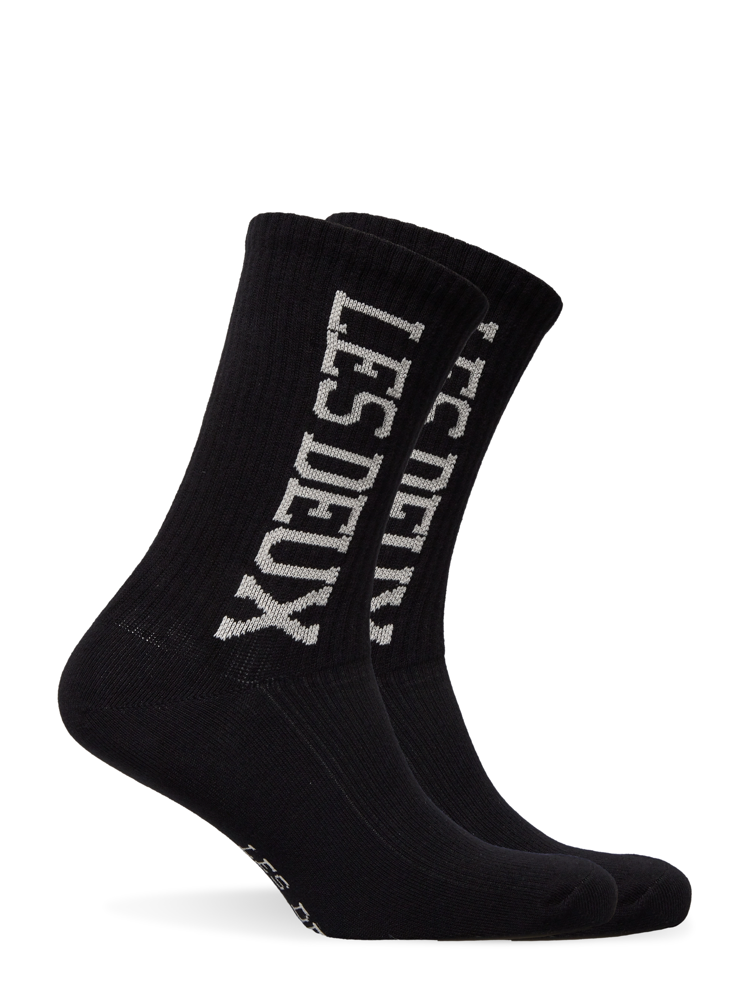 Les Deux - Les Deux Vertigo 2-Pack Rib Socks - black/ivory - 1