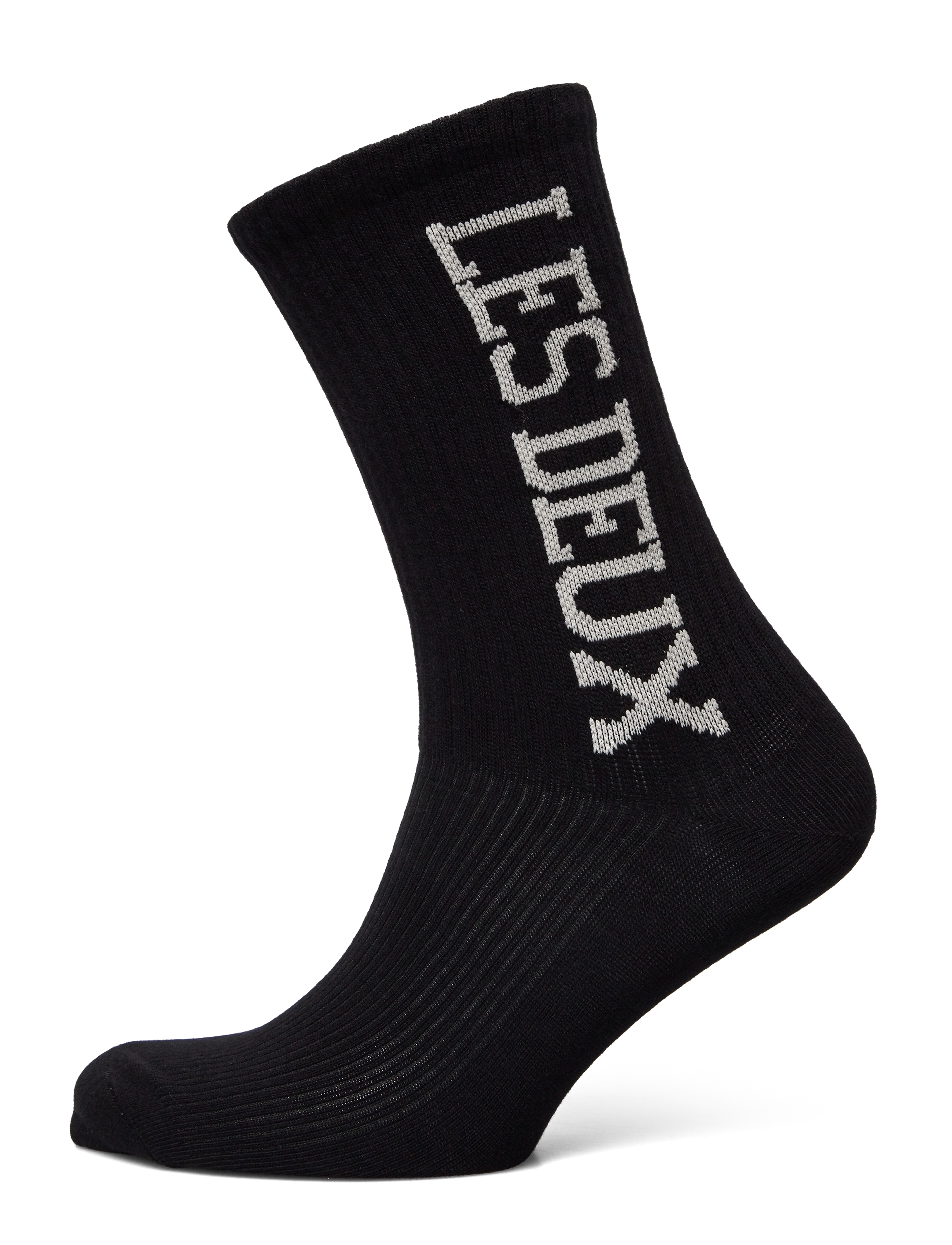 Les Deux - Les Deux Vertigo 2-Pack Rib Socks - black/ivory - 2