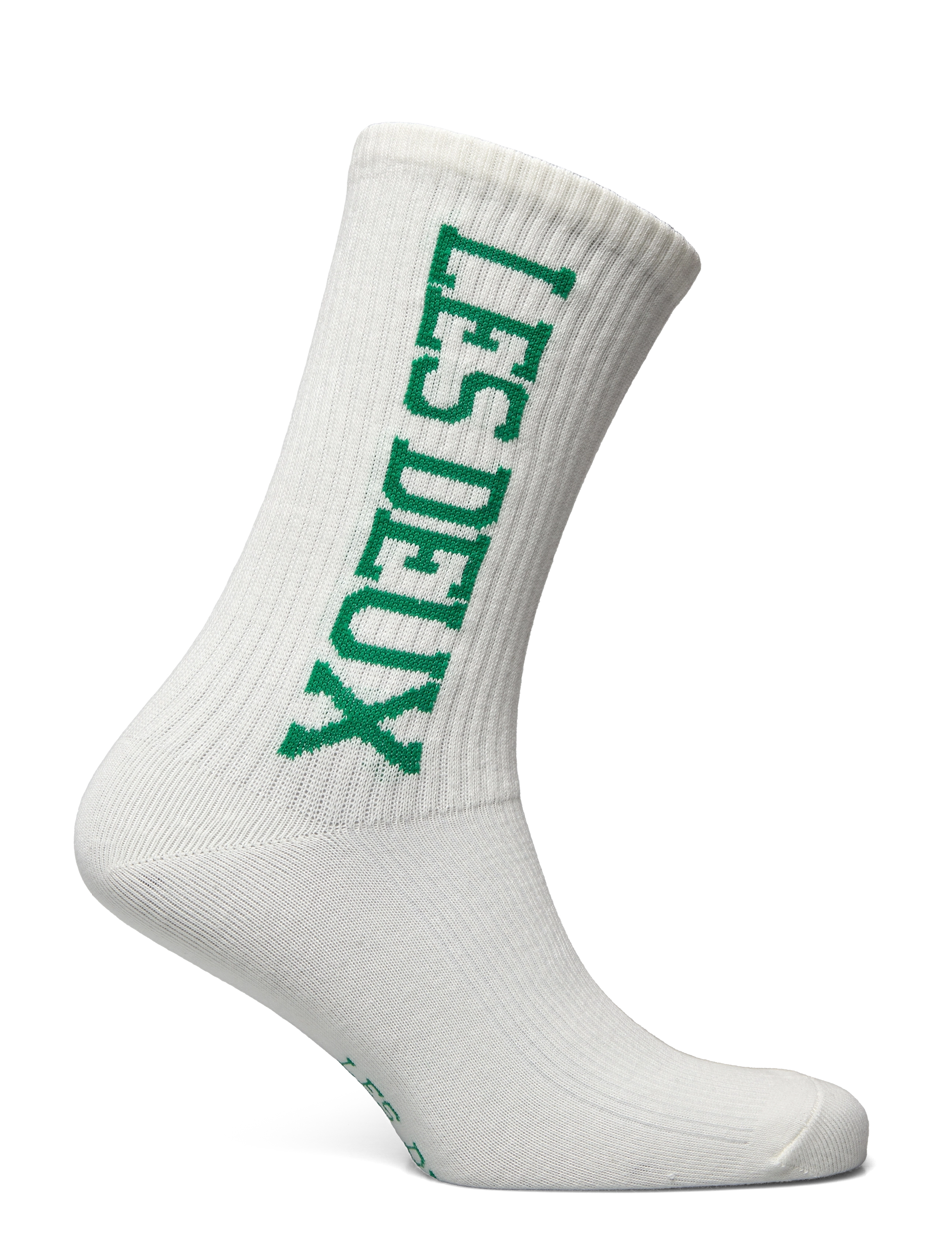 Les Deux - Les Deux Vertigo 2-Pack Rib Socks - off white/sports green - 3