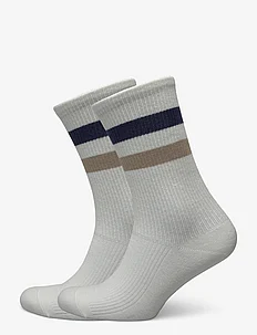 Woods Rib Stripe Socks - 2-Pack, Les Deux