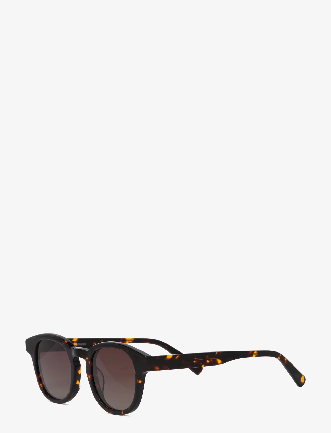 Les Deux - Skyler Sunglasses - ar apaļu rāmi - brown turtle/brown - 1
