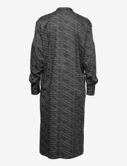 Levete Room - LR-RENATA - shirt dresses - l999c - black combi - 1