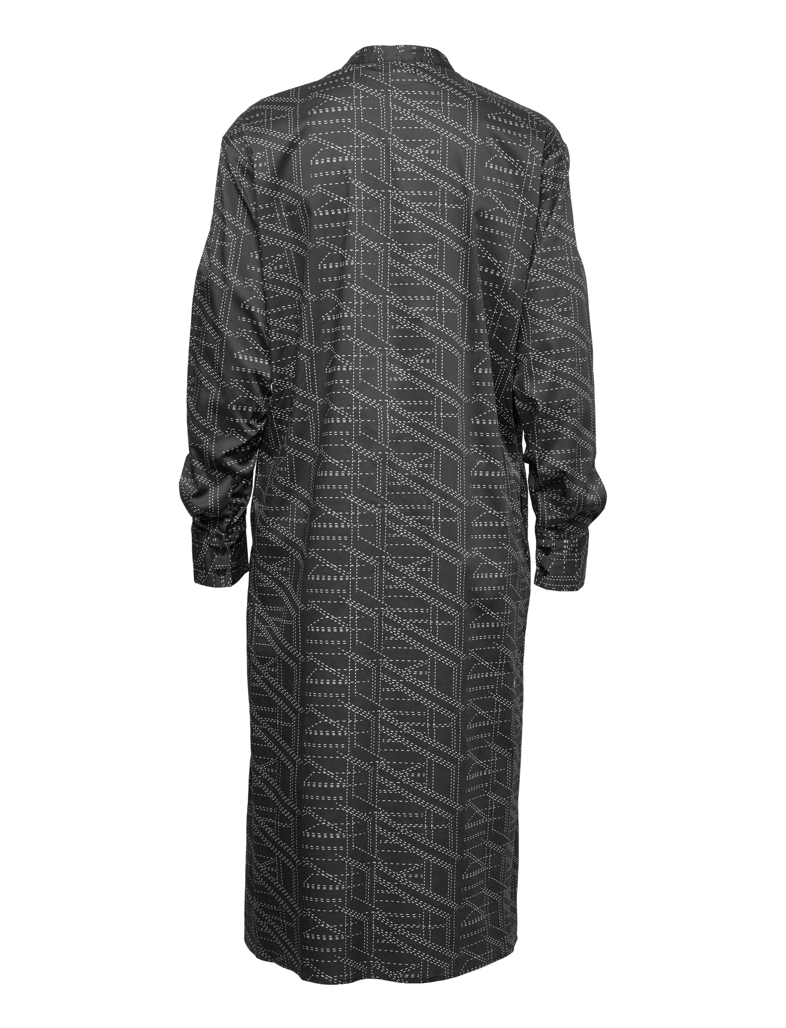 Levete Room - LR-RENATA - midiklänningar - l999c - black combi - 1
