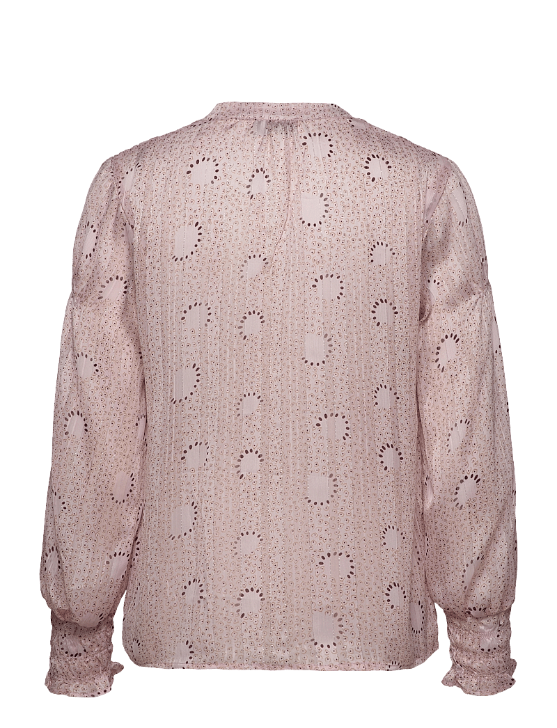 Levete Room - LR-LUNA - langärmlige blusen - l506c - light purple combi - 1