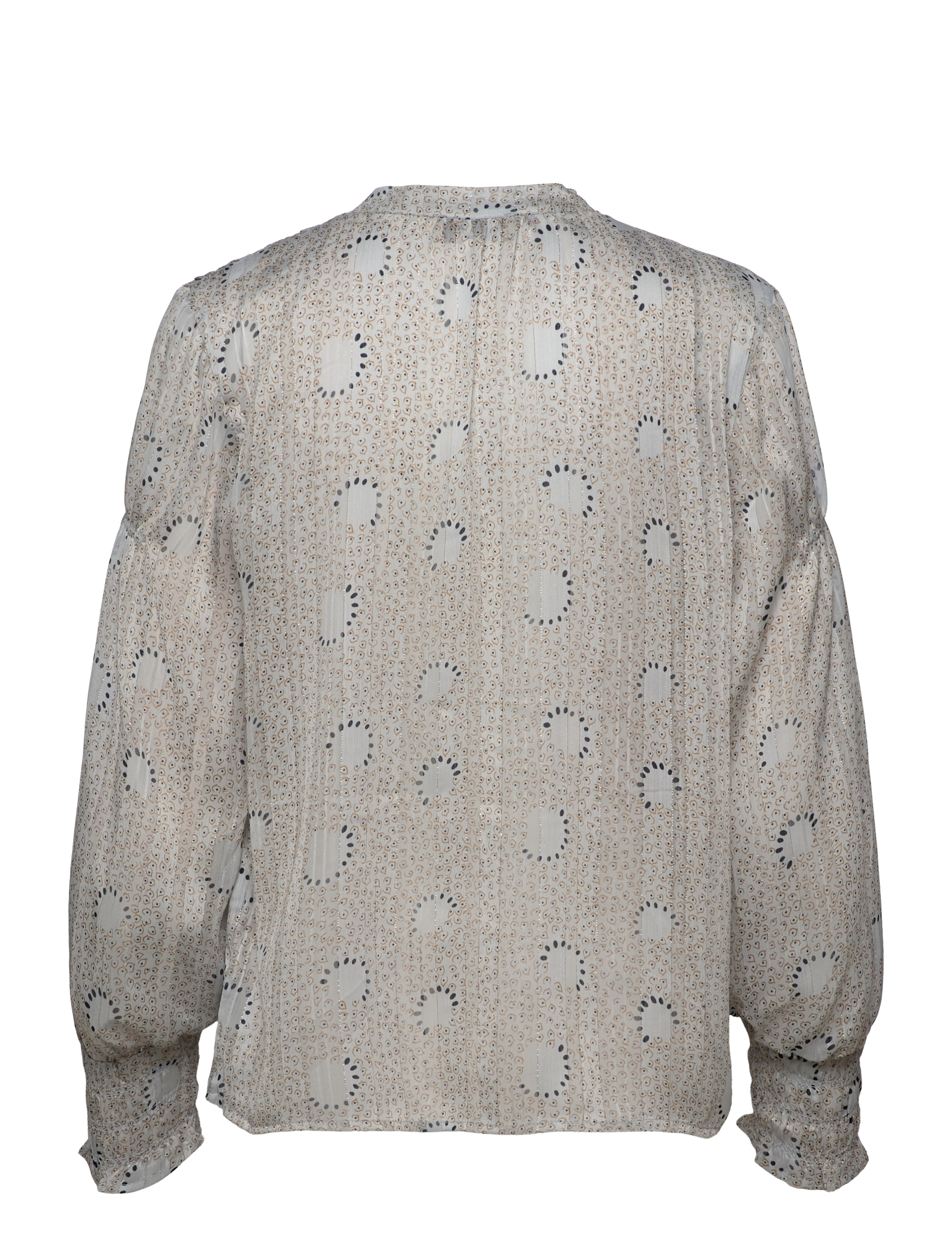 Levete Room - LR-LUNA - långärmade blusar - l230c - gray dawn combi - 1