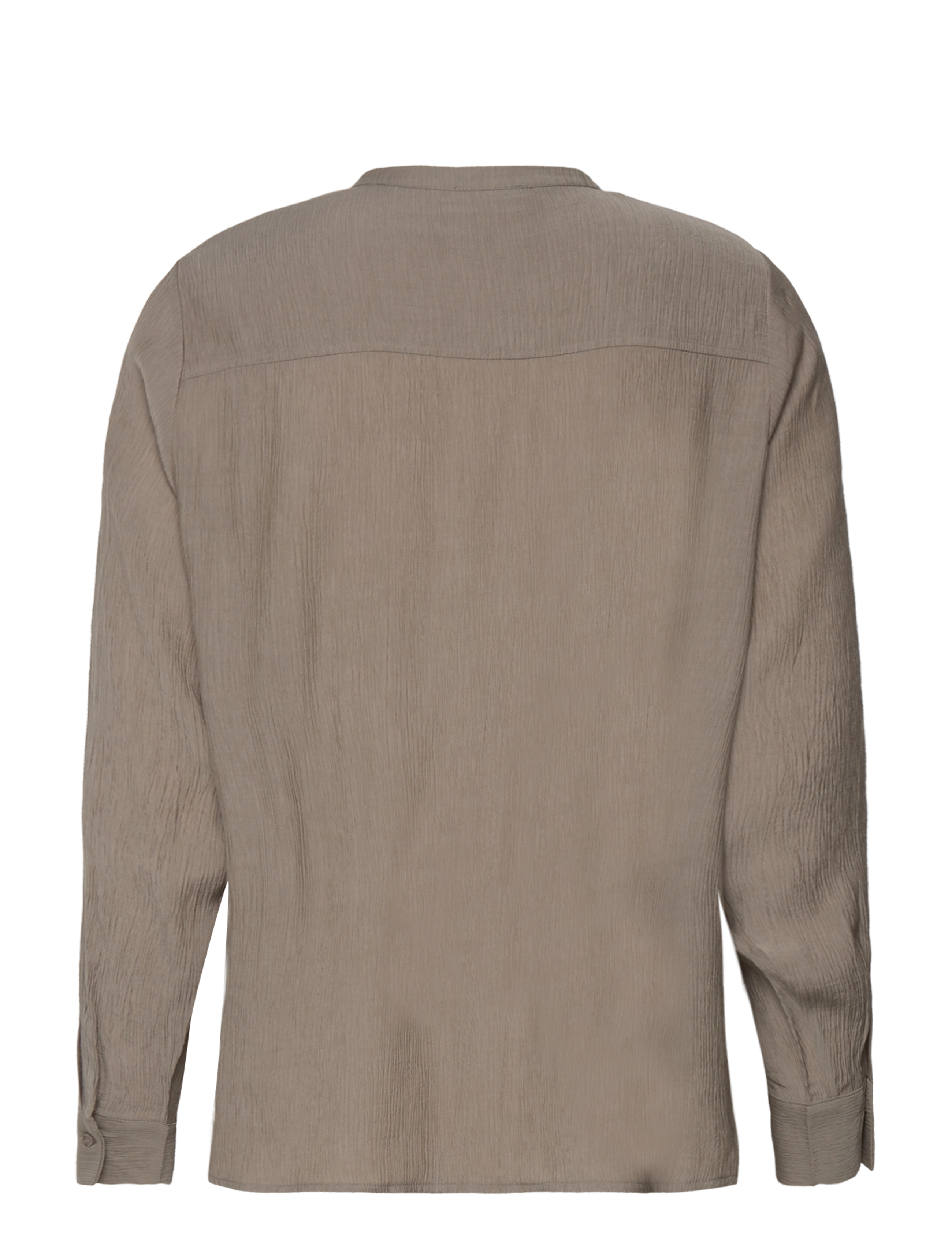 Levete Room - LR-ASTA - langärmlige blusen - l905 - taupe - 1