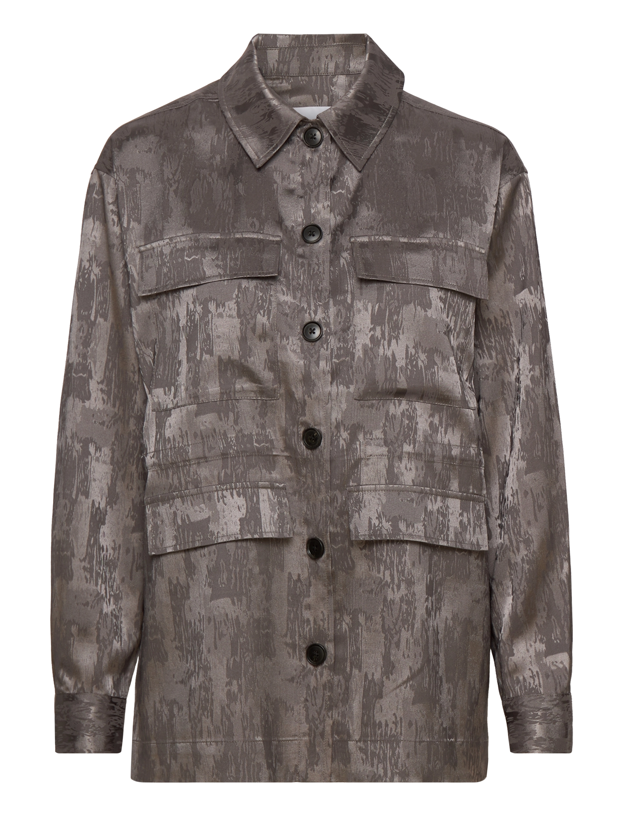 Levete Room Lr-Alma, M, Shirts, Grau - Long-sleeved, Frauen